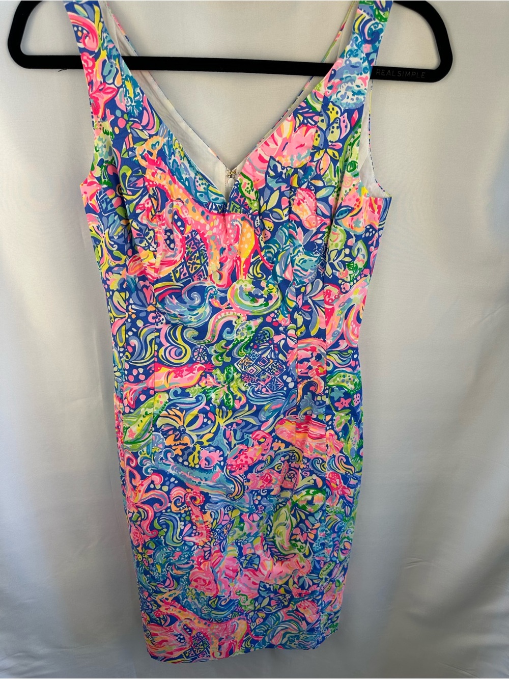 Lilly Pulitzer shela dress, 0047919991t7,size0,NWT,multi pop go animals,lining